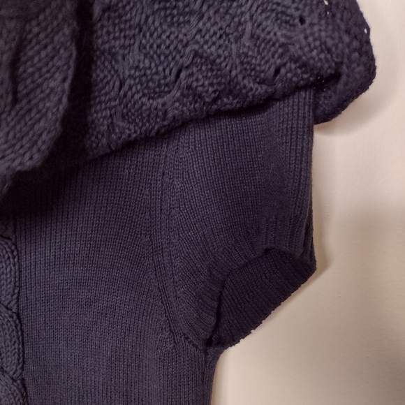 NWT Nurture Cable Knit Sweater Dress Size L Draped Cozy Lagenlook Layering - Picture 6 of 12